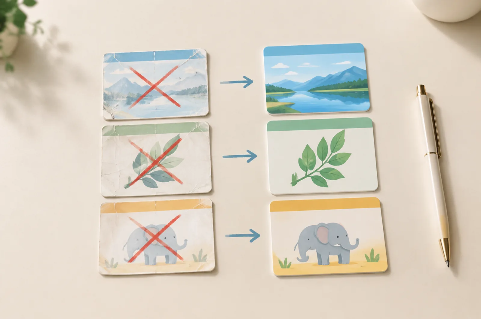 一段商品卖点描述被逐句改写的过程,左边是原句,右边是合规替换说法